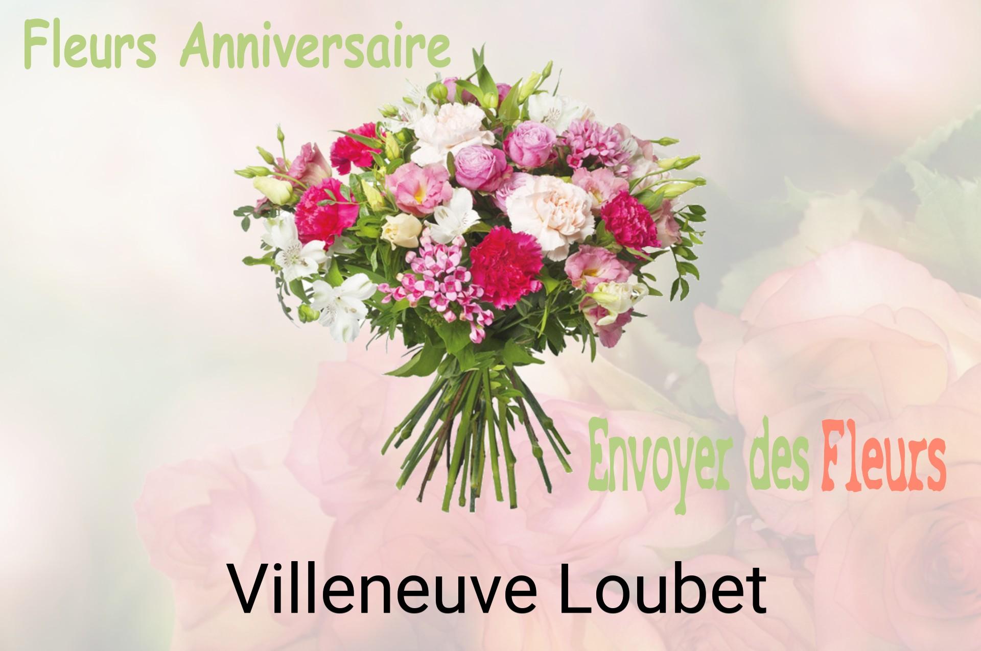 Bouquet de fleurs d’anniversaire livré à Villeneuve-Loubet