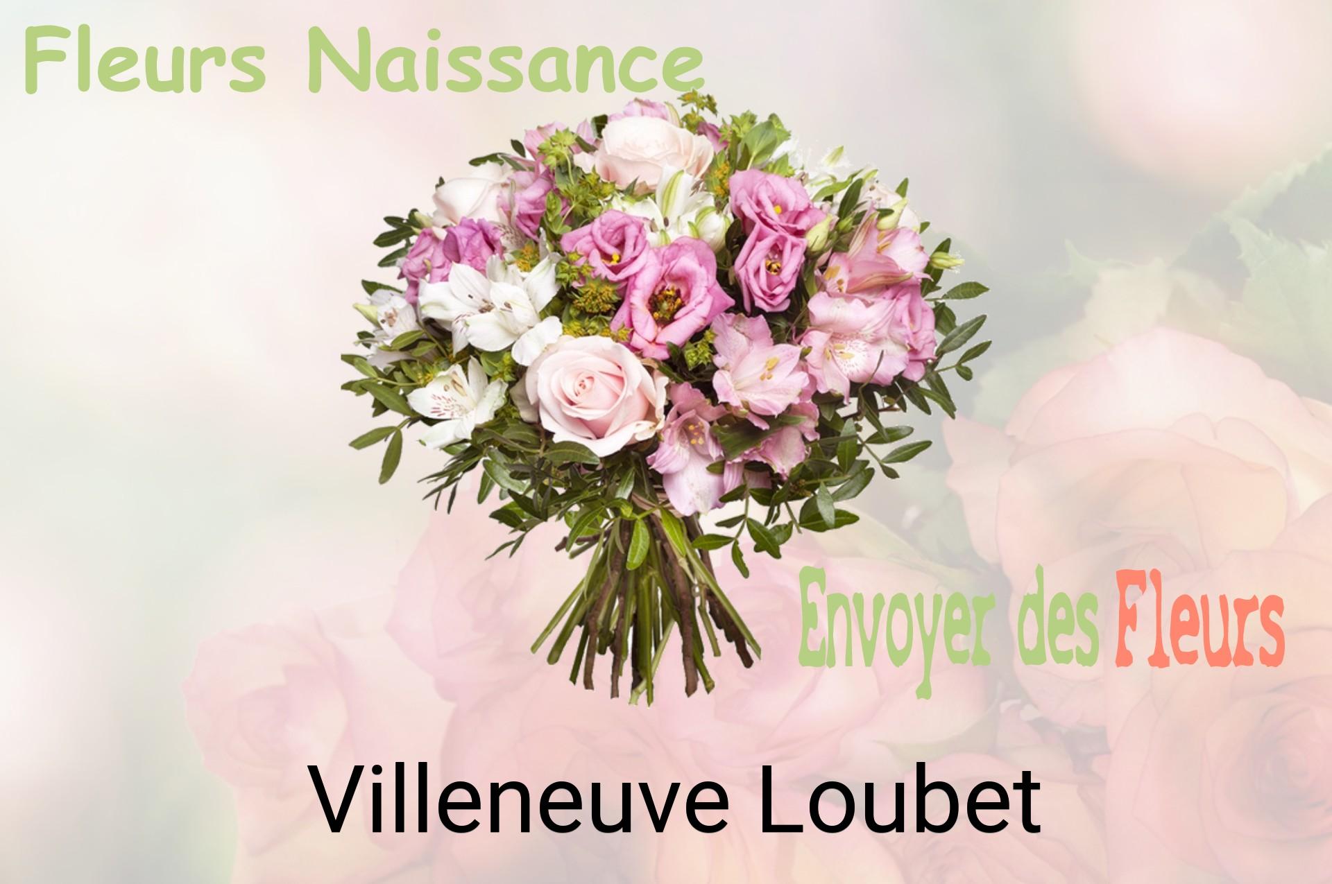 Bouquet de fleurs de naissance livré à Villeneuve-Loubet