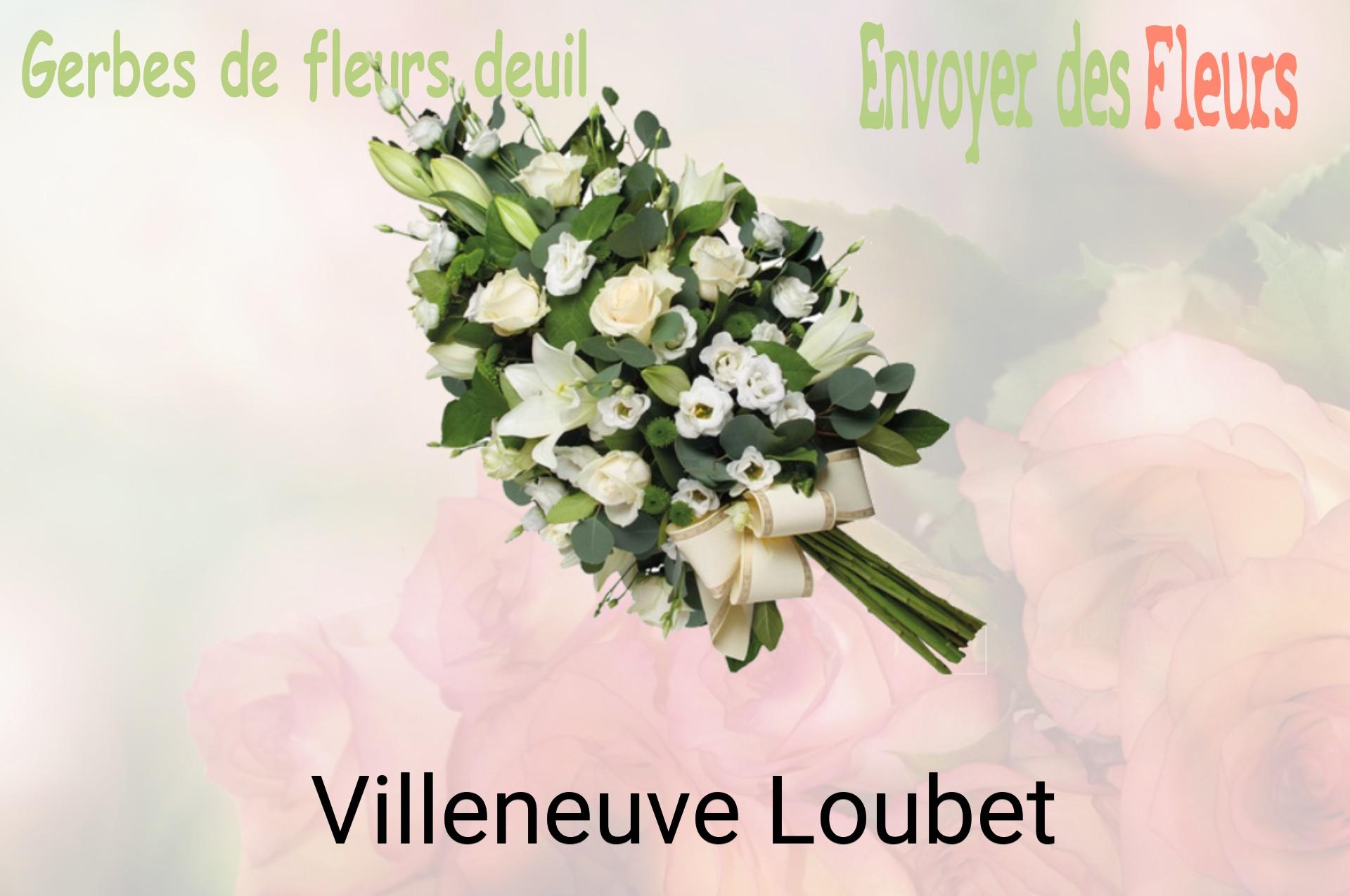 Gerbe de fleurs de deuil livrée à Villeneuve-Loubet